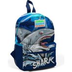 Coral High Kids Mavi İki Bölmeli Sırt Çantası Shark Desenli 23522 Çocuklar İçin
