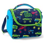Coral High Kids Mavi Lacivert Monster Truck Desenli Thermo Beslenme Çantası