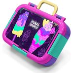 Coral High Kids Mor Pembe Dondurma Desenli Paslanmaz Çelik Beslenme Kabı 39308