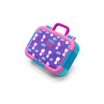 Coral High Kids Mor Pembe Kedi Desenli Paslanmaz Çelik Beslenme Kabı 39206
