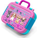 Coral High Kids Pembe Köpek Desenli Desenli Paslanmaz Çelik Beslenme Kabı 39258