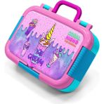 Coral High Kids Pembe Mor Milkshake Dondurma Desenli Paslanmaz Çelik Beslenme Kabı 39257 - 1 Adet