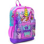 Coral High Kids Pembe Mor Milkshake ve Dondurma Desenli Su Geçirmez Ortopedik Okul Çantası 14,4 L – Kız Çocuklar İçin