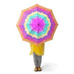 Coral High Kids Pembe Rengarenk Dondurma Desenli Çocuk Şemsiyesi 12661