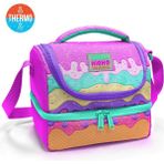 Coral High Kids Pembe Rengarenk Dondurma Desenli Thermo Iki Katlı Beslenme Çantası 37211 - 1 Adet