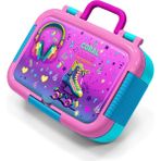 Coral High Kids Pembe Turkuaz Kulaklık Paten Desenli Paslanmaz Çelik Beslenme Kabı 39262 - 1 Adet