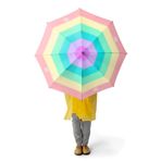 Coral High Kids Renkli Çizgili Desenli Çocuk Şemsiyesi 12664