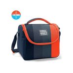Coral High Kids Renkli Çizgili Thermo Beslenme Çantası 11798 Lacivert - Turuncu