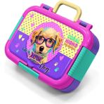 Coral High Kids Sarı Pembe Sevimli Köpek Desenli Paslanmaz Çelik Beslenme Kabı 39260 - 1 Adet