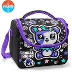 Coral High Kids Siyah Ayıcık Desenli Thermo Beslenme Çantası 37142 - 1 Adet - 18S-Siyah