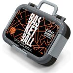 Coral High Kids Siyah Basketbol Desenli Paslanmaz Çelik Beslenme Kabı 39173