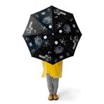 Coral High Kids Siyah Galaxy Desenli Çocuk Şemsiyesi 12679