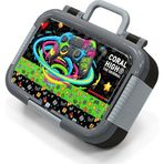Coral High Kids Siyah Gamer Desenli Paslanmaz Çelik Beslenme Kabı 39158