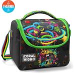 Coral High Kids Siyah Gamer Desenli Thermo Beslenme Çantası 37158 - 1 Adet - 18S-Siyah
