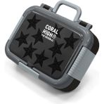 Coral High Kids Siyah Gri Yıldız Desenli Paslanmaz Çelik Beslenme Kabı 39137 - 1 Adet - Saks - Siyah