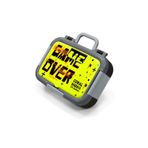 Coral High Kids Siyah Neon Sarı Game Over Desenli Paslanmaz Çelik Beslenme Kabı 39207