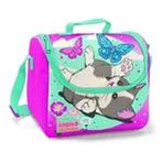 Coral High Kids Su Yeşili Pembe Kedi Desenli Thermo Beslenme Çantası