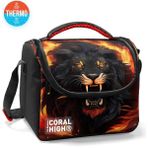 Coral High Kids Thermo Beslenme Çantası Siyah Polyester 5 Litre Kapasiteli Tek Bölmeli Tasarım