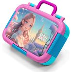 Coral High Kids Turkuaz Pembe Anime Kız Desenli Paslanmaz Çelik Beslenme Kabı 39298