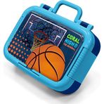 Coral High Kids Turuncu Lacivert Basketbol Desenli Paslanmaz Çelik Beslenme Kabı 39274