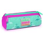 Coral High Kids Yeşil Flamingolar Üç Bölmeli - Kız Kalemlik