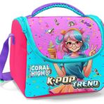 Coral High Kız Çocuk Beslenme Çantası - Thermo - Pembe K-Pop Dondurmalı Kız