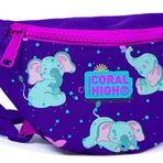 Coral High Kız Çocuk Günlük Bel Çantası - Mor Pembe Fil
