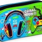 Coral High Kulaklik Game Iki Bolmeli Kalem Cantasi - Erkek Cocuk