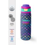 Coral High Lacivert Puantiyeli Desenli Pipetli ve Direkt Içim Çelik Termos 800 ml 38534 - Tekli