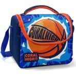 Coral High Mavi Turuncu Yalıtımlı Okul Beslenme Çantası 5 Litre Kapasite Kaliteli Malzeme - Kırmızı Basketbol