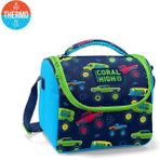 Coral High Monster Truck Desenli Mavi Lacivert Thermo Beslenme Çantası 11821 Geniş Kapasite ile