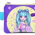 Coral High Mor Anime Desenli Bozuk Para Cantasi - Kiz Cocuk