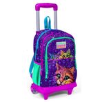 Coral High Mor Işıklı Tekerlekli Çekçek - Kız Çocuk Okul Çantası