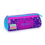 Coral High Mor Pembe Kalp Üç Bölmeli Kalem Çantası - Kız Çocuk - Kalemlik