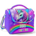 Coral High Mor Simli Unicorn Isi Yalitimli Beslenme Cantasi - Kiz Cocuk