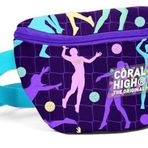 Coral High Mor Voleybol Baskılı Kız Çocuk Bel Çantası