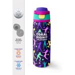 Coral High Mor Voleybol Desenli Pipetli ve Direkt İçim Çelik Termos 800 ml 38525
