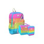 Coral High Okul Çantası 3'lü Set Çok Renkli, Orta, ADYAYG2025YEN-1, Çok Renkli - Pembe, Mavi, Turuncu, Sarı, Turkuaz, üniseks-çocuk
