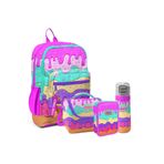 Coral High Okul Çantası 4'lü Set, Orta, ADYAYG-2025YENİ, Pembe, erkek-çocuk
