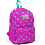 Coral High Pembe Kalp Desenli Iki Bölmeli Anaokulu Çantası 23341 Çocuklar İçin