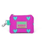 Coral High Pembe Kız Çocuk 21727 Kids Kalp Desenli Bozuk Para Çantası