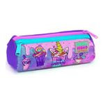 Coral High Pembe Mor Dondurma Uc Bolmeli Kalem Cantasi - Kiz Cocuk