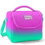 Coral High Pembe Su Yesili Renk Gecisli Isi Yalitimli Beslenme Cantasi - Kiz Cocuk