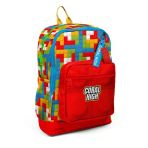Coral High Renkli Blok Desenli Okul Çantası 23775