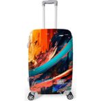 Coral High Renkli Desenli Pc Orta Boy Valiz (60CM) 16817 - Çok Renkli