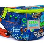 Coral High Saks Grafiti Baskılı Erkek Çocuk Bel Çantası