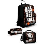 Coral High Siyah Basketbol 3'lü Okul Çanta Seti Set0123639