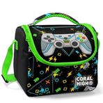 Coral High Siyah Fosforlu Yesil Gamer Isi Yalitimli Beslenme Cantasi - Erkek Cocuk