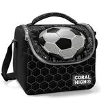 Coral High Siyah Futbol Isi Yalitimli Beslenme Cantasi - Erkek Cocuk