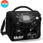 Coral High Siyah Galaxy Desenli Thermo Beslenme Çantası 5 Litre Polyester Malzeme ile Isı Koruma